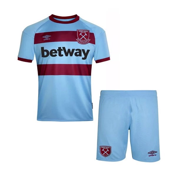 Camiseta West Ham United 2ª Niños 2020-2021 Azul